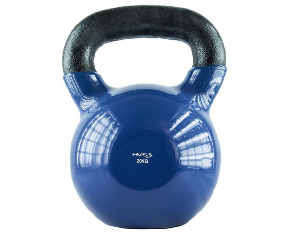 KN 20 KG KETTLEBELL POKRYTÝ VINYLEM HMS