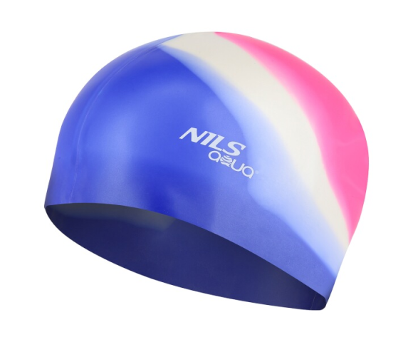 Silikonová čepice NILS Aqua multicolor MW6