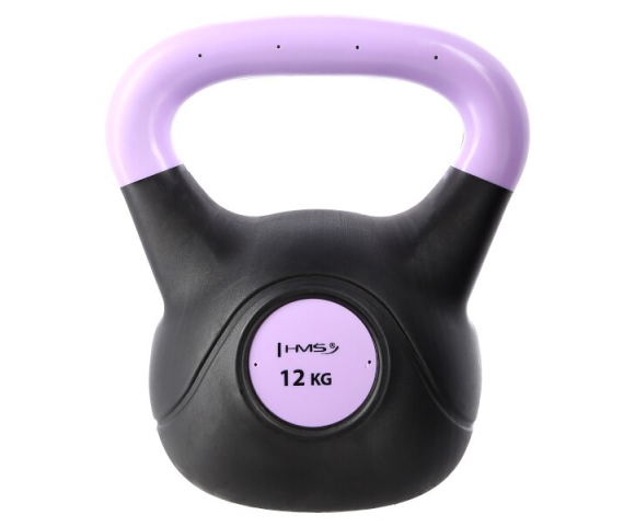 Kompozitový kettlebell HMS KPC12 Vin-Bell 12 kg sv. fialový