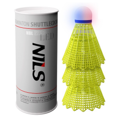 Badmintonové míčky NILS NBL6293 s LED 3 ks