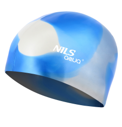 Silikonová čepice NILS Aqua multicolor MX21