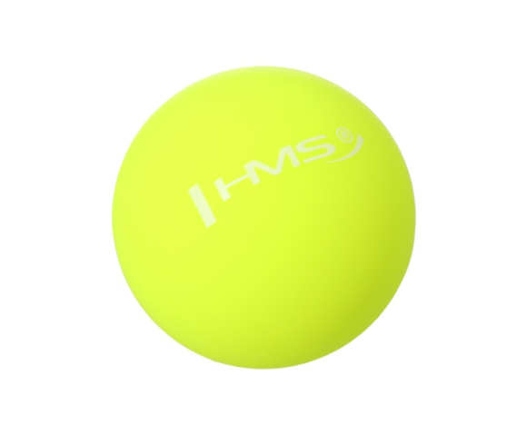 Masážní míč HMS BLC01 zelený - Lacrosse Ball