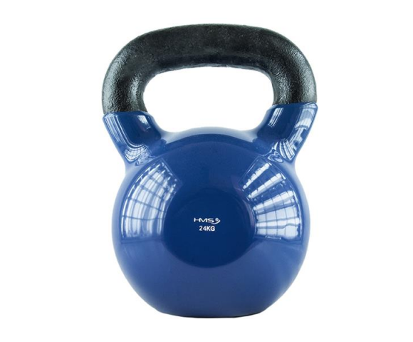 KN 24 KG KETTLEBELL POKRYTÝ VINYLEM HMS