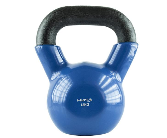 KN 12 KG KETTLEBELL POKRYTÝ VINYLEM HMS