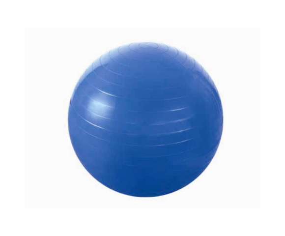 Gymnastický míč HMS YB01 75 cm, modrý